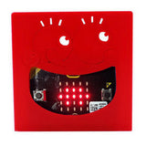 Max YahBoom Big Mouth Pattern Silicone Protective Case for Micro:bit Board red
