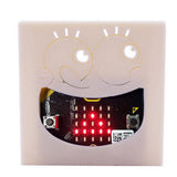 Max YahBoom Big Mouth Pattern Silicone Protective Case for Micro:bit Board white