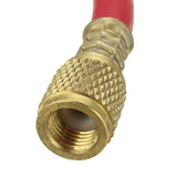 Max Car R12 R22 Can Tap Tapper Air Conditioning Refrigerant Recharge Hose Kit Red
