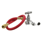 Max Car R12 R22 Can Tap Tapper Air Conditioning Refrigerant Recharge Hose Kit Red
