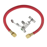 Max Car R12 R22 Can Tap Tapper Air Conditioning Refrigerant Recharge Hose Kit Red