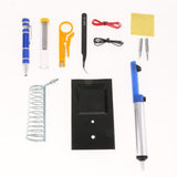 Maxbell 110V 60W Adjustable Temp Electric Soldering Iron Tool Kit Multimeter US Plug