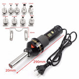 Max Maxb AC220V 450W Electronic Heat Hot Air Solder Gun Desoldering Station+ 9