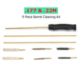 Max Maxb Cleaning Set caliber 4.5 mm/5.5mm/ .177 .22 Airguns Plastic Box with Brushes