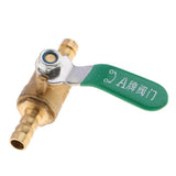 Max 1/4 " Water / Air Fuel Gas Line Closing 8mm Motorized Ball Valves Thickened Ball Valve Double Head 8mm