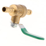 Max 1/4 " Water / Air Fuel Gas Line Closing 8mm Motorized Ball Valves Thickened Ball Valve Double Head 8mm