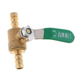 Max 1/4 " Water / Air Fuel Gas Line Closing 8mm Motorized Ball Valves Thickened Ball Valve Double Head 8mm