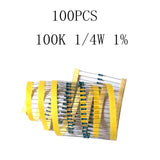 Max 100 Pieces 1/4W Metal Film Resistor Precision Resistor Precision 1