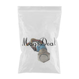 Max High Round Push Button Switch,LED+Wire,16mm Mounting Hole Self-latching