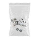 Max Dual Purpose Straight Iron Handle Rubber Inflator Air Nozzle Short Handle