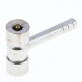 Max Dual Purpose Straight Iron Handle Rubber Inflator Air Nozzle Short Handle