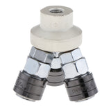 Max Air Compressor Connector Joint Quick Fittings 12mm Diameter for Machinery 2 Way