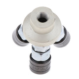 Max Air Compressor Connector Joint Quick Fittings 12mm Diameter for Machinery 2 Way