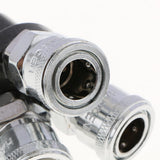 Max Air Compressor Connector Joint Quick Fittings 12mm Diameter for Machinery 3 Way