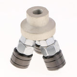 Max Air Compressor Connector Quick Joint Fitting 12mm Diameter f/Machinery 3 Way