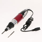 Max 220V Torque Precise Electric Screwdriver Set with Power Rose Red+Black 801