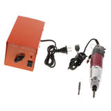 Max 220V Torque Precise Electric Screwdriver Set with Power Rose Red 802