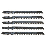 Max 5Pieces High Carbon Steel Saw Blades Curved Cut Tool T144D(Wool)