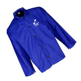 Max Weldas Welder Welding Jacket Protective Clothing Suit Safety Welding Blue XL