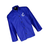 Max Weldas Welder Welding Jacket Protective Clothing Suit Safety Welding Blue XL