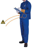 Max Weldas Welder Welding Jacket Protective Clothing Suit Safety Welding Blue XL