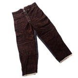 Max Welding Suits Heat/Flame Resistant Heavy Duty Anti-scald Brown Pants XL