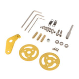 Max Metal Crawler Bearing Wheel with Damping Spring for Tank Car Chassis  gold