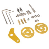 Max Metal Crawler Bearing Wheel with Damping Spring for Tank Car Chassis  gold