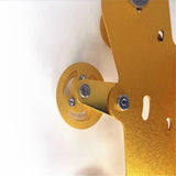 Max Metal Crawler Bearing Wheel with Damping Spring for Tank Car Chassis  gold