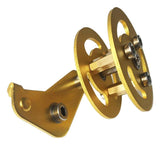 Max Metal Crawler Bearing Wheel with Damping Spring for Tank Car Chassis  gold