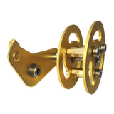 Max Metal Crawler Bearing Wheel with Damping Spring for Tank Car Chassis  gold