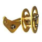 Max Metal Crawler Bearing Wheel with Damping Spring for Tank Car Chassis  gold