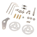 Max Metal Crawler Bearing Wheel with Damping Spring for Tank Car Chassis  sliver