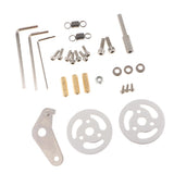Max Metal Crawler Bearing Wheel with Damping Spring for Tank Car Chassis  sliver