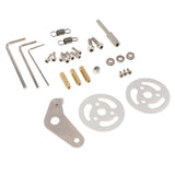 Max Metal Crawler Bearing Wheel with Damping Spring for Tank Car Chassis  sliver