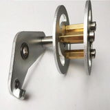 Max Metal Crawler Bearing Wheel with Damping Spring for Tank Car Chassis  sliver