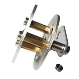 Max Metal Crawler Bearing Wheel with Damping Spring for Tank Car Chassis  sliver