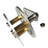 Max Metal Crawler Bearing Wheel with Damping Spring for Tank Car Chassis  sliver