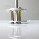 Max Metal Crawler Bearing Wheel with Damping Spring for Tank Car Chassis  sliver