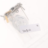 Max Metal Crawler Bearing Wheel with Damping Spring for Tank Car Chassis  sliver
