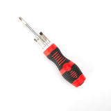 Max 5 in 1 Slotted Philips Screwdriver Bit Set with Led Light  Red