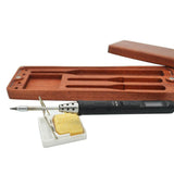 Max Maxb Log Wooden Storage Case Box for TS80 Electric Digital Smart Soldering Iron