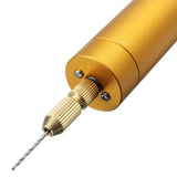Max Maxb 5V DC Mini Portable Handheld Drill + 10x Twist Bits DIY Tool for Wood PCB