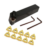 Max Maxb CNC Metal Lathe Turning Tools Holder Bit Set with Carbide Inserts