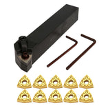 Max Maxb CNC Metal Lathe Turning Tools Holder Bit Set with Carbide Inserts