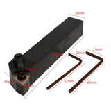 Max Maxb CNC Metal Lathe Turning Tools Holder Bit Set with Carbide Inserts