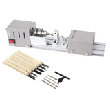 Maxbell DC24V 100W Mini Lathe Bead Polisher Machine for Wood DIY Rotary Tool-EU Plus