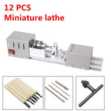 Maxbell DC24V 100W Mini Lathe Bead Polisher Machine for Wood DIY Rotary Tool-EU Plus