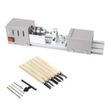 Maxbell DC24V 100W Mini Lathe Bead Polisher Machine for Wood DIY Rotary Tool-EU Plus