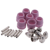 Max 21PCS SG55/AG60 Plasma Cutter Torch Consumables Accessories Nozzle Electrode - Aladdin Shoppers